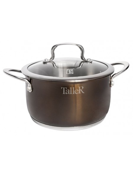 Кастрюля с крышкой, обьем-6л, TalleR. (TR-17294)