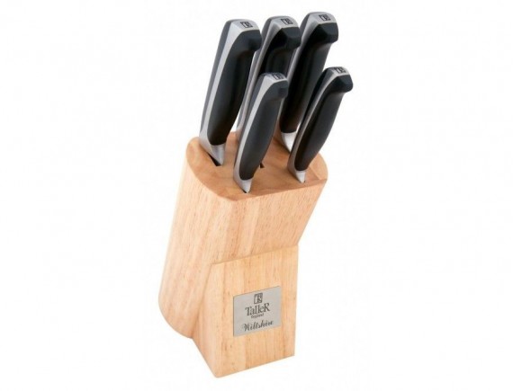 Набор кухонных поварских ножей, ножи из высококачественной нержавеющей стали, TalleR. (TR-22007)