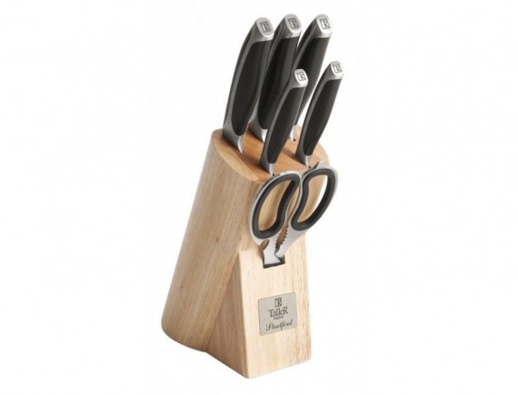 Набор ножей поварской: нож с ножницами, ножи из высококачественной нержавеющей стали, TalleR. (TR-22008)
