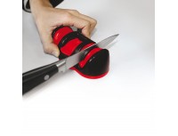 Ножеточка механическая для кухонных ножей, двухступенчатая заточка, угол заточки 20 градусов, TalleR. (TR-62507)