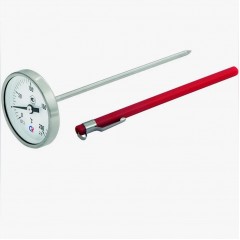 Биметаллический коррозионностойкий термометр со штоком в виде иглы (погружной термометр) 0+200С, Росма. (БТ-23.220)