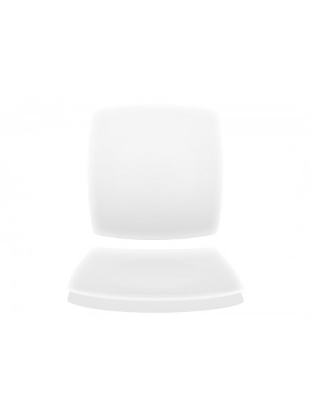 Тарелка квадратная, 260 мм, ф.Принц, Башкирский фарфор. (ИТК 03.260)