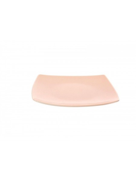 Тарелка квадратная, 260 мм, ф.Принц, Башкирский фарфор. (ИТК 03.260.А.Р.)