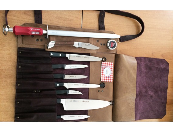 Посуда для ресторанов. Кожаные скрутки для профессиональных ножей! 